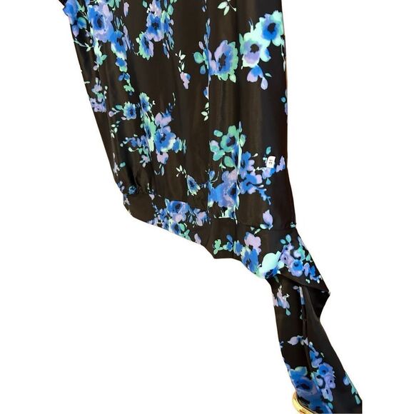Swimsuits for all Swim Women’s Size 8 Swimsuit Top Only Floral Print Side Tie - Picture 4 of 11